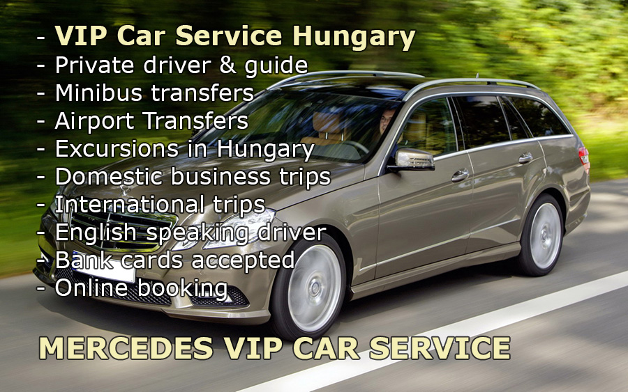 Private car transfers from Venice city or Venice Airport to Budapest. - Taxi cab appropriate for maximum of 3 persons, station wagon combi or sedan. We suggest our E-class Mercedes estate car with air-conditioning and big luggage-rack for airport transfer and airport pickup. We accept bankcards in case of prearrangement.