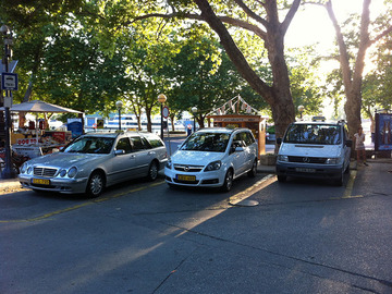 Siófok Taxi - Hafen Siófok altes Bild