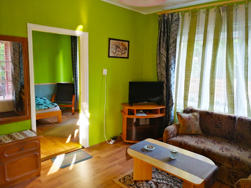 House for rent in Siófok for vacation - living room + 3 bedroom